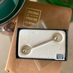 Swank Vintage Tie Bar in Original Box